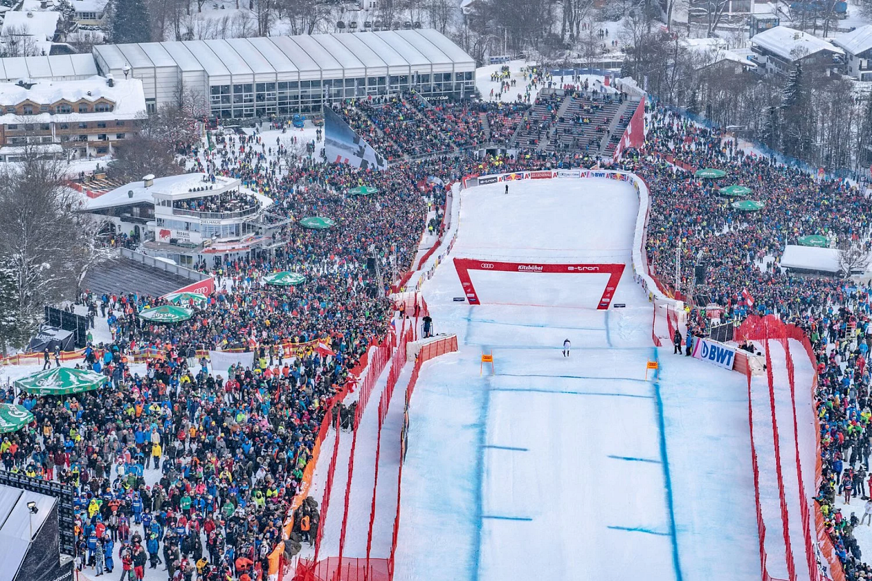 Hahnenkamm-Rennen in Kitzbühel Ski Alpin